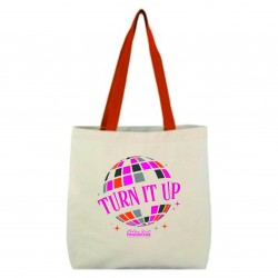 Turn It Up Canvas Tote